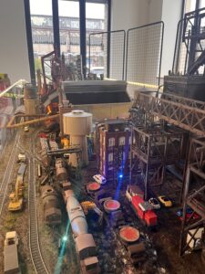 Maquette usine sidérurgique